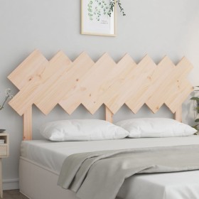Cabecero de cama madera maciza de pino 159,5x3x80,5 cm