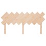 Solid pine wood bed headboard 159.5x3x80.5 cm by vidaXL, Headboards and footboards - Ref: Foro24-819230, Price: 41,03 €, Disc...