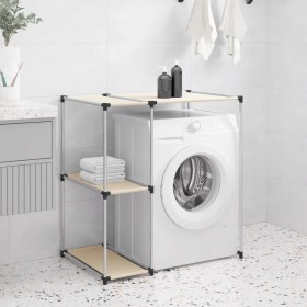 Cream iron washing machine shelf 87x55x90.5 cm by vidaXL, Towel racks - Ref: Foro24-343147, Price: 22,91 €, Discount: %