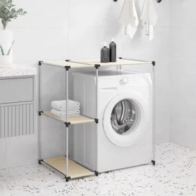Cream iron washing machine shelf 87x55x90.5 cm by vidaXL, Towel racks - Ref: Foro24-343147, Price: 22,51 €, Discount: %