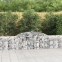 Cestas de gaviones 8 uds forma de arco hierro 300x30x60/80 cm