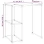 Cream iron washing machine shelf 87x55x90.5 cm by vidaXL, Towel racks - Ref: Foro24-343147, Price: 22,51 €, Discount: %