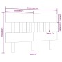 Bettkopfteil aus massivem Kiefernholz, 203,5 x 3 x 81 cm von vidaXL, Kopf- und Fußteile - Ref: Foro24-819140, Preis: 39,97 €,...