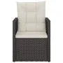 Garden furniture with cushions 3 pieces black synthetic rattan by vidaXL, Garden sets - Ref: Foro24-319192, Price: 141,79 €, ...