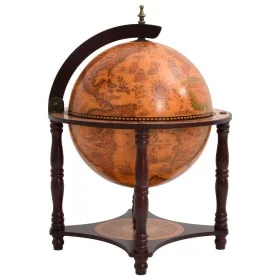 Globe Weinregal Massivholz Eukalyptusbraun von vidaXL, Wein- und Spirituosenschränke - Ref: Foro24-343473, Preis: 112,43 €, R...