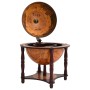 Globe Weinregal Massivholz Eukalyptusbraun von vidaXL, Wein- und Spirituosenschränke - Ref: Foro24-343473, Preis: 114,10 €, R...