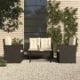 Gartenmöbel mit Kissen 4 Stück synthetische Rattan schwarz von vidaXL, Gartensets - Ref: Foro24-319196, Preis: 222,06 €, Raba...
