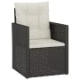 Gartenmöbel mit Kissen 4 Stück synthetische Rattan schwarz von vidaXL, Gartensets - Ref: Foro24-319196, Preis: 222,06 €, Raba...