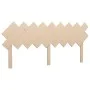 Cabecero de cama madera maciza de pino 178x3x80,5 cm de vidaXL, Cabeceros y pies de cama - Ref: Foro24-819235, Precio: 46,31 ...