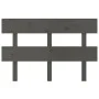 Solid gray pine wood bed headboard 138x3x81 cm by vidaXL, Headboards and footboards - Ref: Foro24-819067, Price: 39,34 €, Dis...