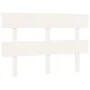 Cabecero de cama madera maciza de pino blanco 124x3x81 cm de vidaXL, Cabeceros y pies de cama - Ref: Foro24-819061, Precio: 3...
