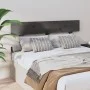 Cabecero de cama madera maciza de pino gris 144x3x81 cm de vidaXL, Cabeceros y pies de cama - Ref: Foro24-819072, Precio: 27,...