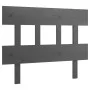 Solid gray pine wood bed headboard 103.5x3x81 cm by vidaXL, Headboards and footboards - Ref: Foro24-819107, Price: 36,30 €, D...