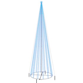 Konischer Weihnachtsbaum 1134 blaue LED 230x800 cm von vidaXL, Weihnachtsbäume - Ref: Foro24-343500, Preis: 115,94 €, Rabatt: %