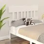 Cabecero de cama madera maciza de pino blanco 123,5x3x81 cm de vidaXL, Cabeceros y pies de cama - Ref: Foro24-819111, Precio:...