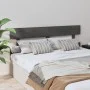 Cabecero de cama madera maciza de pino gris 164x3x81 cm de vidaXL, Cabeceros y pies de cama - Ref: Foro24-819082, Precio: 31,...