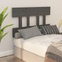Bettkopfteil aus massivem grauem Kiefernholz, 93,5 x 3 x 81 cm von vidaXL, Kopf- und Fußteile - Ref: Foro24-819102, Preis: 22...