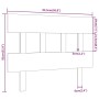 Bettkopfteil aus massivem grauem Kiefernholz, 93,5 x 3 x 81 cm von vidaXL, Kopf- und Fußteile - Ref: Foro24-819102, Preis: 22...
