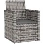 Garden furniture with cushions 4 pieces gray synthetic rattan by vidaXL, Garden sets - Ref: Foro24-319195, Price: 172,72 €, D...