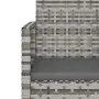 Garden furniture with cushions 4 pieces gray synthetic rattan by vidaXL, Garden sets - Ref: Foro24-319195, Price: 172,72 €, D...