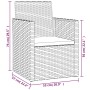 Garden furniture with cushions 4 pieces gray synthetic rattan by vidaXL, Garden sets - Ref: Foro24-319195, Price: 212,42 €, D...