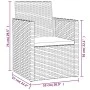 Garden furniture with cushions 4 pieces gray synthetic rattan by vidaXL, Garden sets - Ref: Foro24-319195, Price: 172,72 €, D...