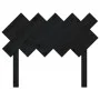 Cabecero de cama madera maciza de pino negro 104x3x80,5 cm de vidaXL, Cabeceros y pies de cama - Ref: Foro24-819209, Precio: ...