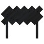 Solid black pine wood bed headboard 104x3x80.5 cm by vidaXL, Headboards and footboards - Ref: Foro24-819209, Price: 23,23 €, ...