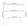 Bettkopfteil aus massivem grauem Kiefernholz, 94 x 6 x 82,5 cm von vidaXL, Kopf- und Fußteile - Ref: Foro24-819154, Preis: 27...