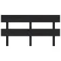 Solid black pine wood bed headboard 164x3x81 cm by vidaXL, Headboards and footboards - Ref: Foro24-819084, Price: 38,38 €, Di...