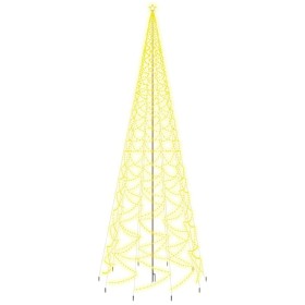 Árbol de Navidad con pincho 3000 LED blanco cálido 800 cm