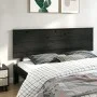 Solid black pine wood bed headboard 204x6x82.5 cm by vidaXL, Headboards and footboards - Ref: Foro24-819194, Price: 59,56 €, ...
