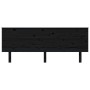 Cabecero de cama madera maciza de pino negro 204x6x82,5 cm de vidaXL, Cabeceros y pies de cama - Ref: Foro24-819194, Precio: ...
