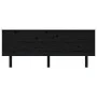 Solid black pine wood bed headboard 204x6x82.5 cm by vidaXL, Headboards and footboards - Ref: Foro24-819194, Price: 59,56 €, ...