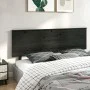 Solid black pine wood bed headboard 204x6x82.5 cm by vidaXL, Headboards and footboards - Ref: Foro24-819194, Price: 59,56 €, ...