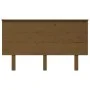 Cabecero de cama madera maciza de pino marrón miel 139x6x82,5cm de vidaXL, Cabeceros y pies de cama - Ref: Foro24-819168, Pre...