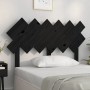 Solid black pine wood bed headboard 122.5x3x80.5 cm by vidaXL, Headboards and footboards - Ref: Foro24-819214, Price: 28,70 €...