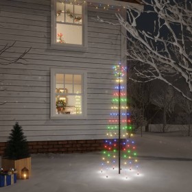 Árbol de Navidad con pincho 108 LED de colores 180 cm