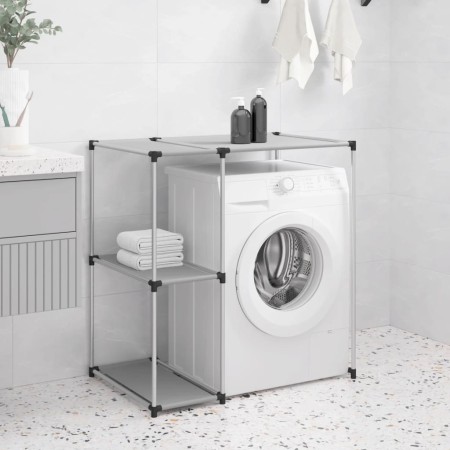 Estantería sobre lavadora hierro gris 87x55x90,5 cm de vidaXL, Toalleros - Ref: Foro24-343146, Precio: 27,21 €, Descuento: %
