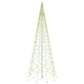 Árbol de Navidad con pincho 3000 LED de colores 800 cm
