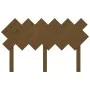 Bettkopfteil aus massivem Kiefernholz in Honigbraun, 132 x 3 x 81 cm von vidaXL, Kopf- und Fußteile - Ref: Foro24-819218, Pre...