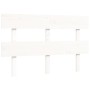 White solid wood bed frame with headboard 120x200 cm by vidaXL, Beds and slatted bases - Ref: Foro24-3195087, Price: 120,50 €...