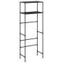2-tier shelf above black iron toilet 53.5x28x143 cm by vidaXL, Towel racks - Ref: Foro24-343133, Price: 25,36 €, Discount: %