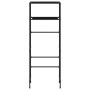 2-tier shelf above black iron toilet 53.5x28x143 cm by vidaXL, Towel racks - Ref: Foro24-343133, Price: 25,36 €, Discount: %