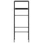 Estantería 2 niveles sobre inodoro hierro negro 53,5x28x143 cm de vidaXL, Toalleros - Ref: Foro24-343133, Precio: 24,89 €, De...