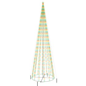Conical Christmas tree 1134 colorful LEDs 230x800 cm by vidaXL, Christmas trees - Ref: Foro24-343501, Price: 122,86 €, Discou...