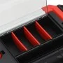 Black and red toolbox 45x28x26.5 cm by vidaXL, Toolboxes - Ref: Foro24-152099, Price: 32,90 €, Discount: %
