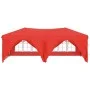 Folding party tent with side walls red 3x6 m by vidaXL, Tents and gazebos - Ref: Foro24-93548, Price: 240,19 €, Discount: %