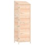 Cobertizo de jardín madera maciza de abeto 55x52x174,5 cm de vidaXL, Cobertizos - Ref: Foro24-152186, Precio: 198,27 €, Descu...