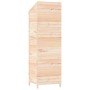 Cobertizo de jardín madera maciza de abeto 55x52x174,5 cm de vidaXL, Cobertizos - Ref: Foro24-152186, Precio: 198,27 €, Descu...